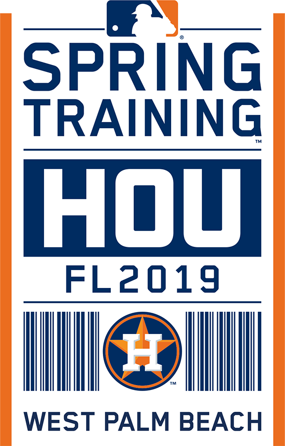 Houston Astros 2019 Event Logo iron on paper